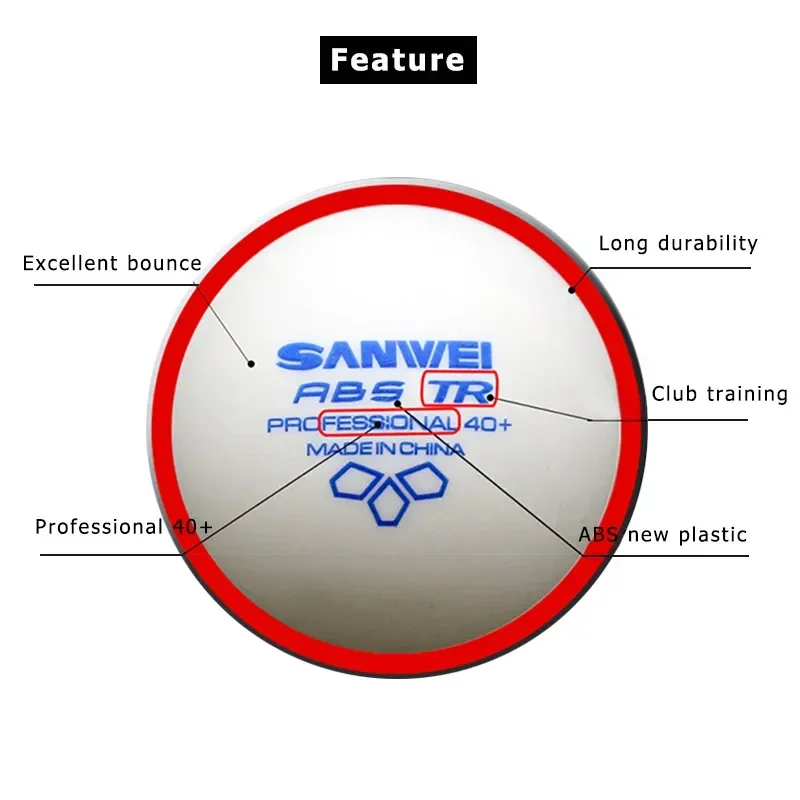 SANWEI-ABS TR 3 Star Table Ten - Table Tennis Olympics ulasan dan harga