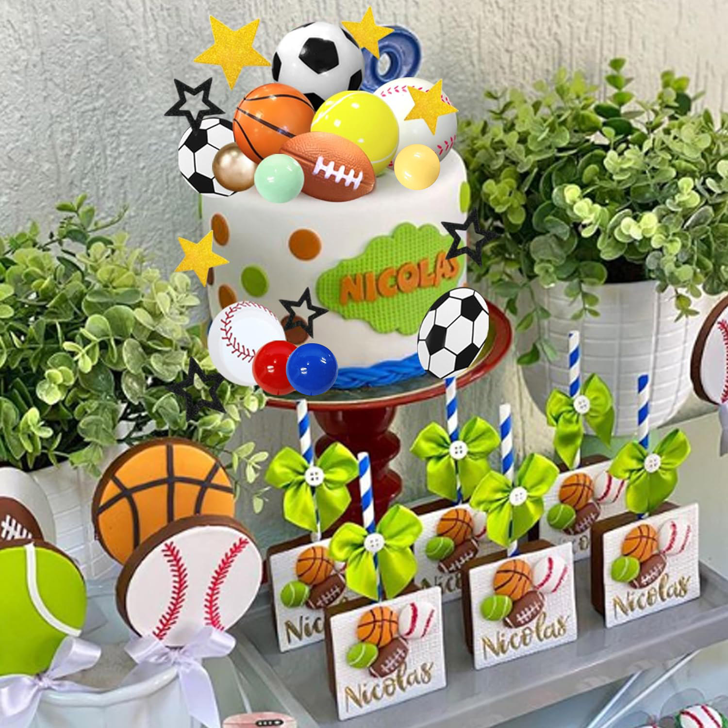 37PCS Sports Cake Decoration w - Table Tennis Zhang Jike ulasan dan harga
