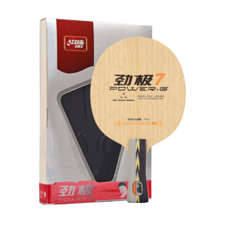 DHS PG7 table tennis blade pur - Table Tennis Racket ulasan dan harga