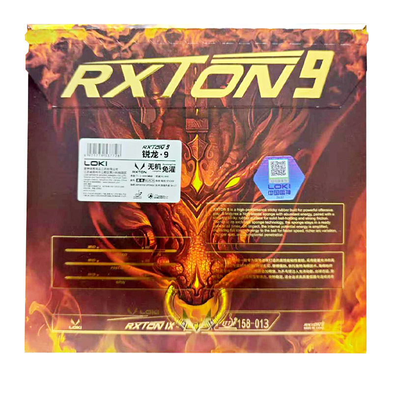 LOKI RXTON 9 Table Tennis Rubb - Table Tennis Loki ulasan dan harga