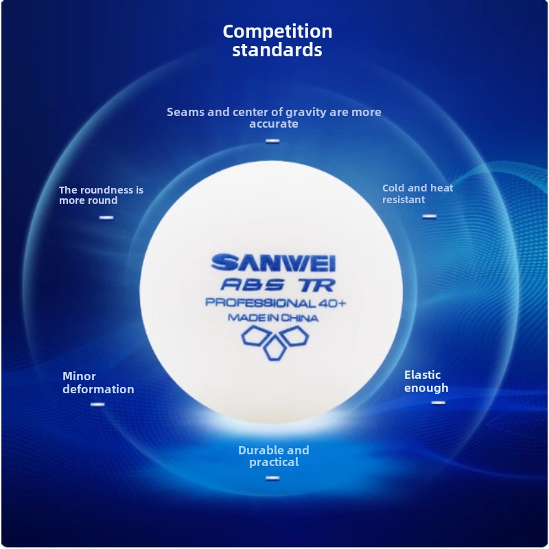 100 pcs Sanwei New Materials P - Table Tennis Olympics ulasan dan harga
