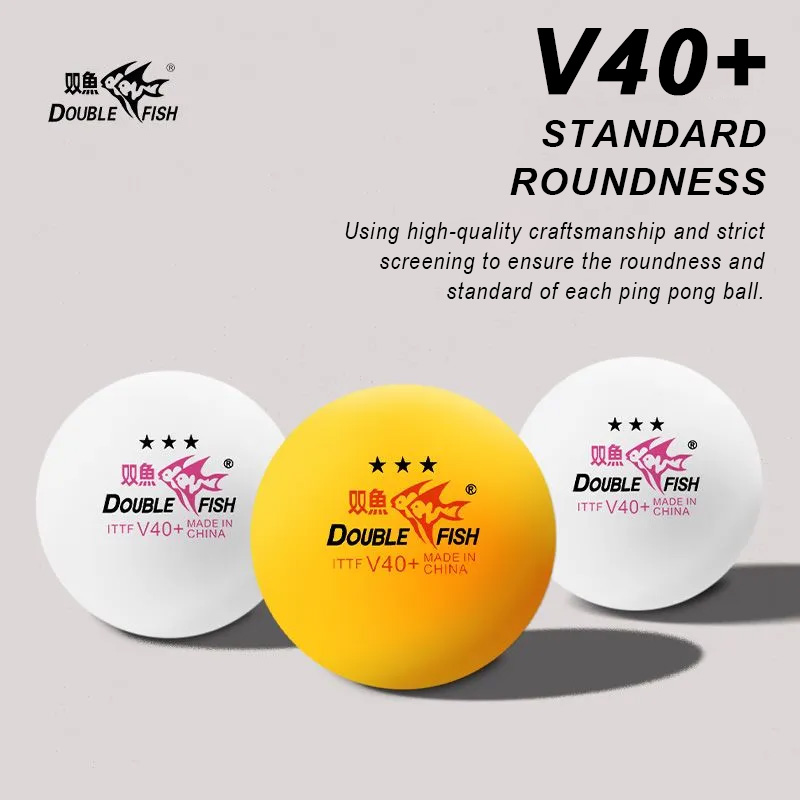 DOUBLE FISH 3 Star V40+ 30/50/ - Table Tennis Olympics ulasan dan harga